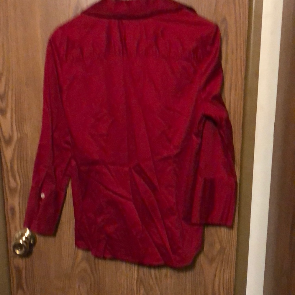 Red button down shirt - Picture 2 of 2